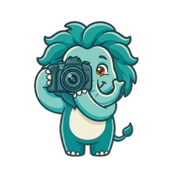 YazhiSnap camera mascot